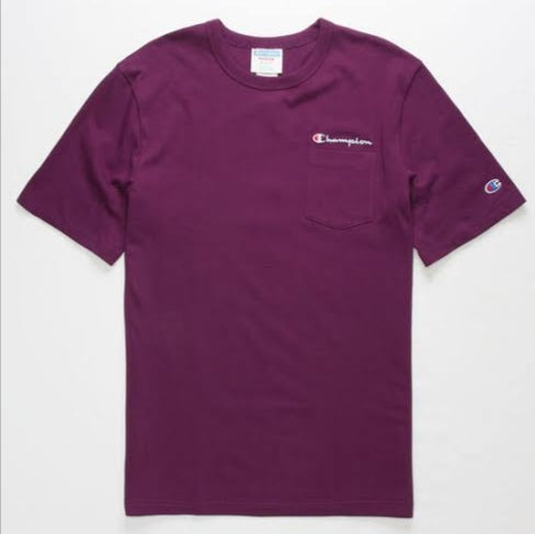 Champion Heritage Pocket Tee (Venetian Purple)