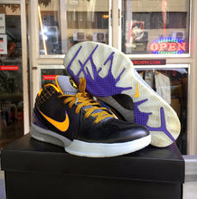 (Pre-owned) Nike Kobe 4 Protro "Carpe Diem" 2019 (Black/Varsity Purple/Canyon Gold)(AV6339-001)
