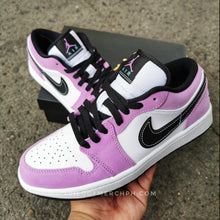 Air Jordan 1 Low SE (White/Violet Shock/Black)(CK3022-503)