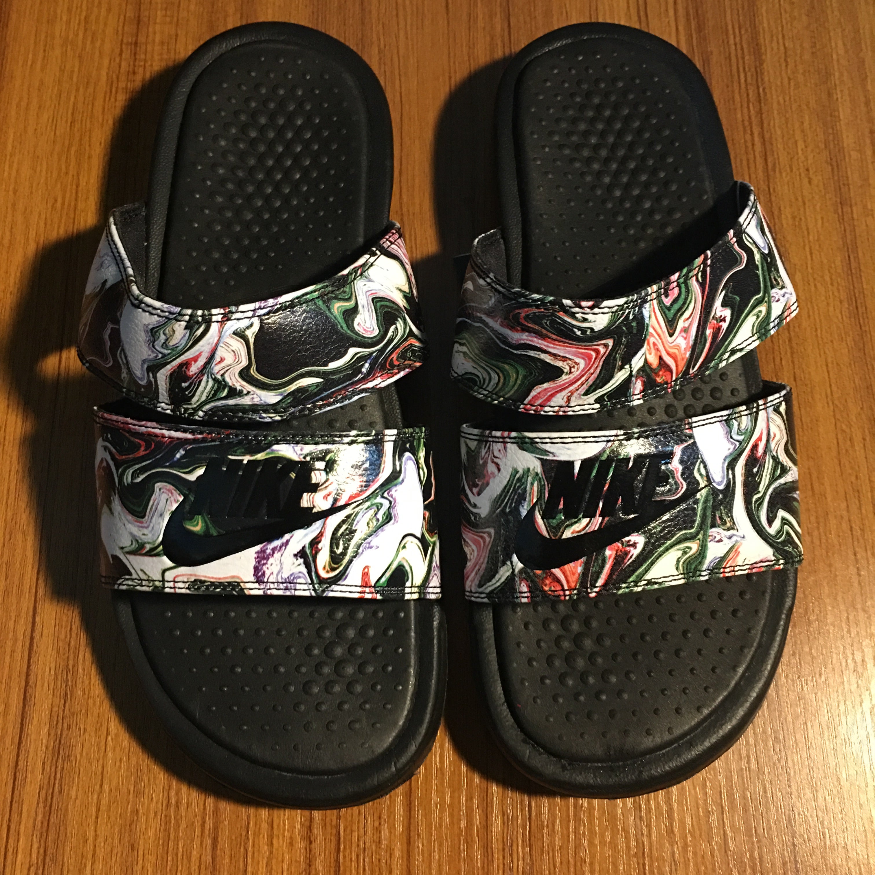 Nike benassi duo ultra best sale slide floral