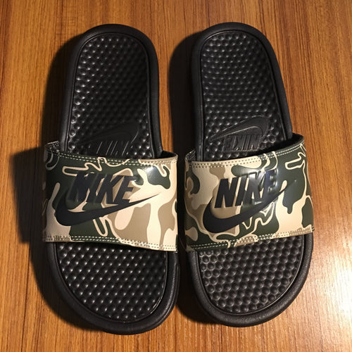 Nike Benassi JDI Print (Brown Velvet Camo)(no box)