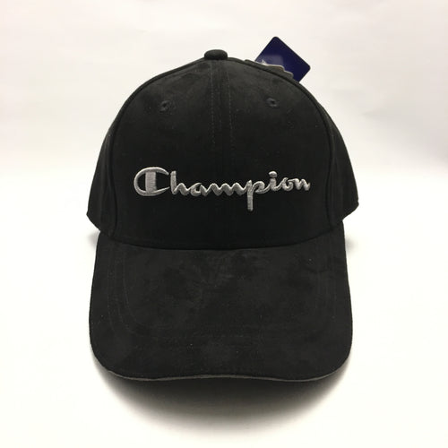 Champion Suede Twill Cap (Black)(Limited Edition)