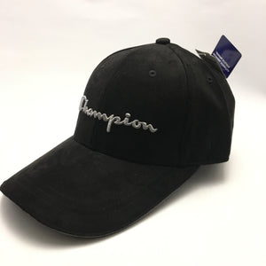 Champion Suede Twill Cap (Black)(Limited Edition)