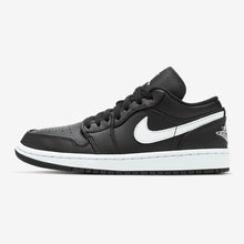 Women's Air Jordan 1 Low "Snakeskin Swoosh" (Black/White)(AO9944-001)