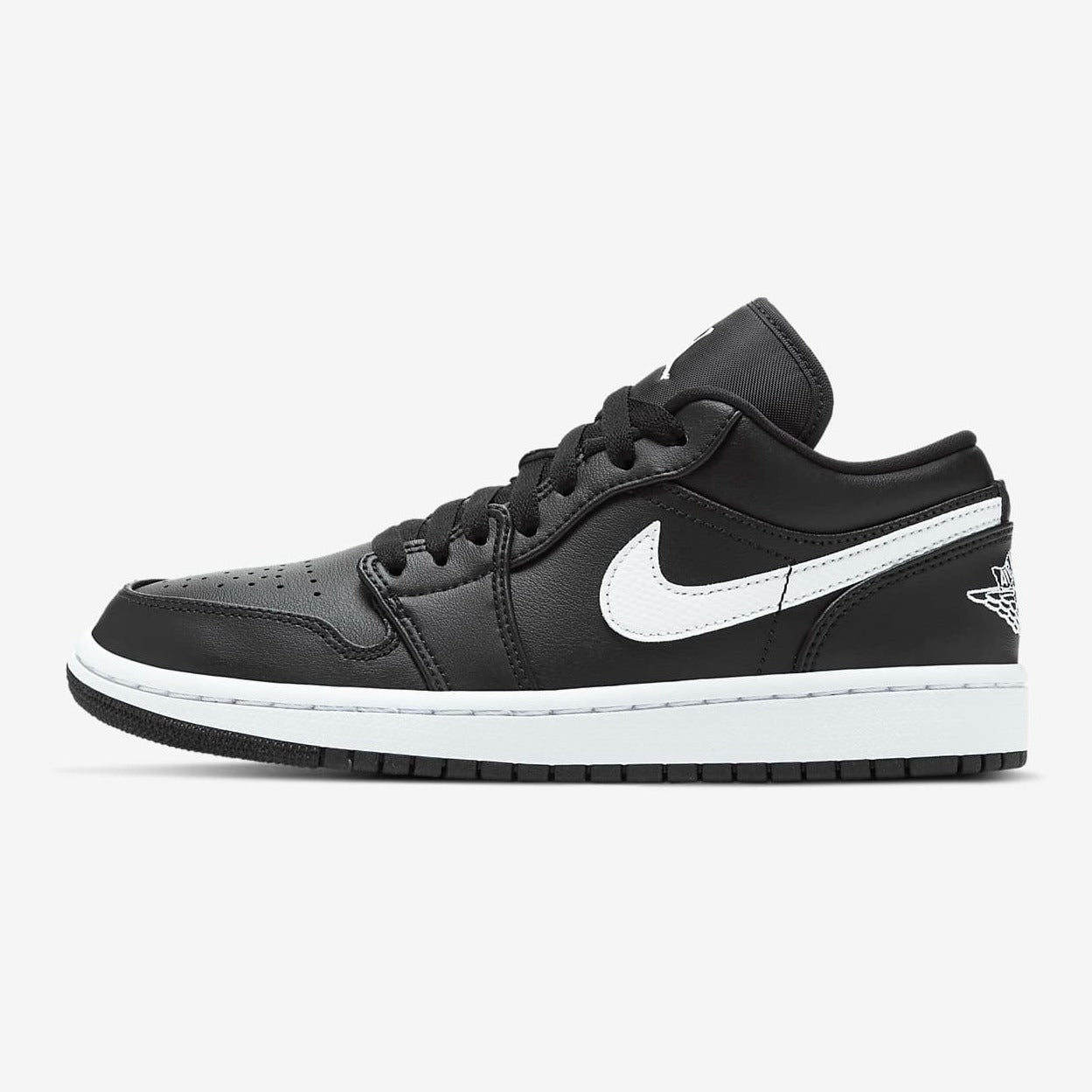 Air jordan 1 white hotsell black swoosh