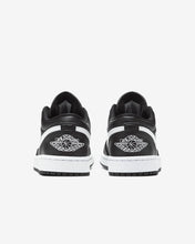 Women's Air Jordan 1 Low "Snakeskin Swoosh" (Black/White)(AO9944-001)