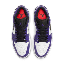 Men's Air Jordan 1 Low "White Court Purple" (553558-500)