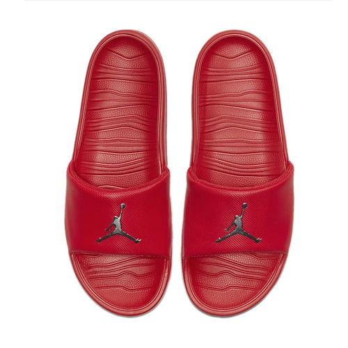 Men's Air Jordan Break Slides (Red/Metallic Silver)(AR6374-602)