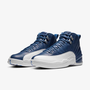 Air jordan 12 cheap retro white and blue