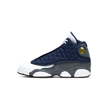 GS Air Jordan 13 Retro "Flint" (Navy/University Blue/Flint Grey/White)(884129-404)