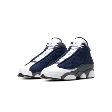 GS Air Jordan 13 Retro "Flint" (Navy/University Blue/Flint Grey/White)(884129-404)