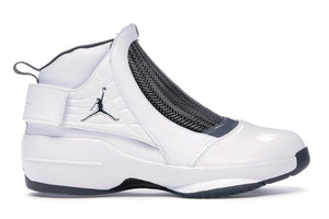 Air Jordan 19 "Flint Grey" (White/Chrome-Flint-Grey)(AQ9213-100)