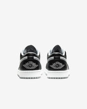 Men's Air Jordan 1 Low "Grey Toe / Shadow / Baron" (Black/Light Smoke Grey/White)(553558-039)