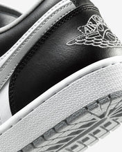 Men's Air Jordan 1 Low "Grey Toe / Shadow / Baron" (Black/Light Smoke Grey/White)(553558-039)