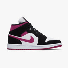 Women's Air Jordan 1 Mid "Magenta" (White/Black/Cactus Flower)(BQ6472-005)