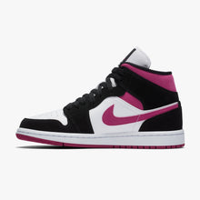 Women's Air Jordan 1 Mid "Magenta" (White/Black/Cactus Flower)(BQ6472-005)