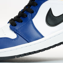 GS Air Jordan 1 Low "Bright Pops of Trail" (White/Track Red/Deep Royal Blue)(553560-123)