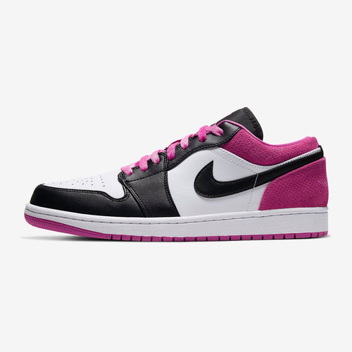 Men's Air Jordan 1 Low SE (Black/Active Fuchsia/White)(CK3022-005)