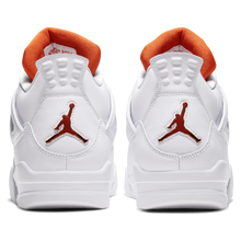 Men's Air Jordan 4 Retro "White Metallic Orange" (CT8527-118)