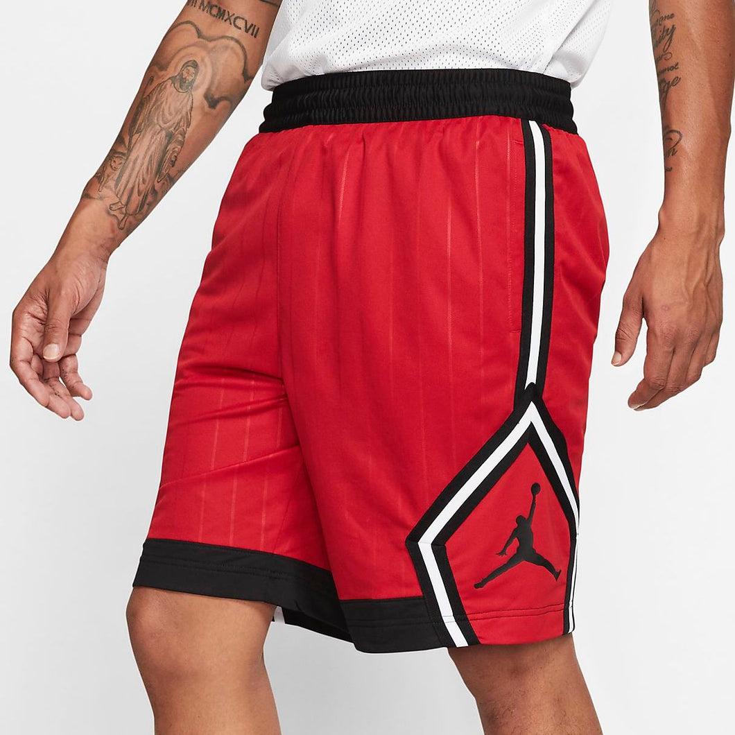 Men's Air Jordan Jumpman Diamond Shorts (Gym Red/Black)(CD4908-687