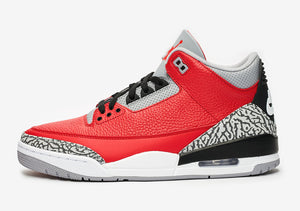 Men's Air Jordan 3 Retro SE "Red Cement" (Fire Red/Cement Grey/Black)(CK5692-600)