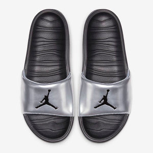 Air Jordan Break Slides "Black Metallic Silver" (AR6374-005)