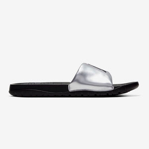 Air Jordan Break Slides "Black Metallic Silver" (AR6374-005)