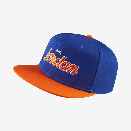 Air Jordan Pro Script Snapback Cap (Rush Blue/Brilliant Orange/Pine Green)(AV8448-495)