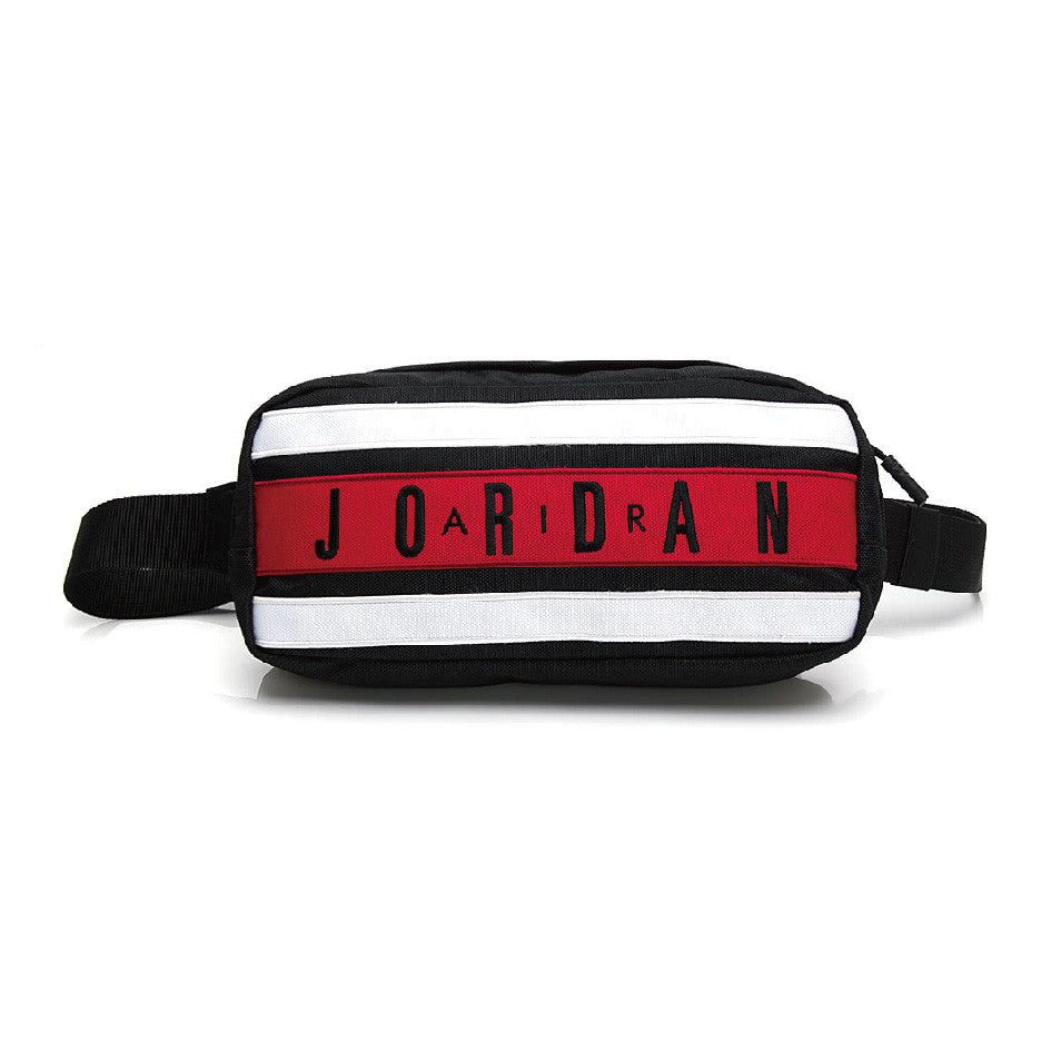 Air Jordan Taped Crossbody Bag Fanny Pack (Black/Gym Red)(9A0300-KR5)