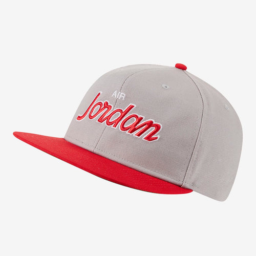 Air Jordan Pro Script Snapback Cap (Black Red)(AV8448-059)