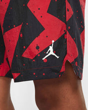 Men's Air Jordan Jumpman Poolside Shorts (Gym Red/Black)(CJ4701-687)