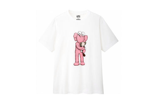 KAWS x Uniqlo Pink BFF Tee (White)