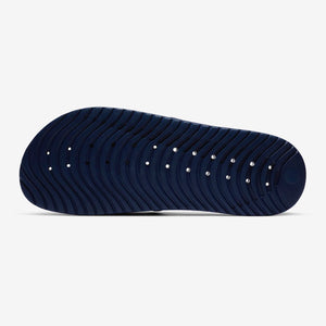 Men's Nike Kawa Shower Slides (Blue Void/Laser Orange)(832528-407)