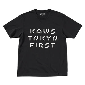 Kaws x Uniqlo Tokyo First "Wordmark" Tee (Black)(Japan Sizing)
