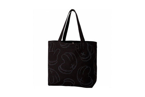 KAWS x Uniqlo BFF All Over Tote Bag (Black)