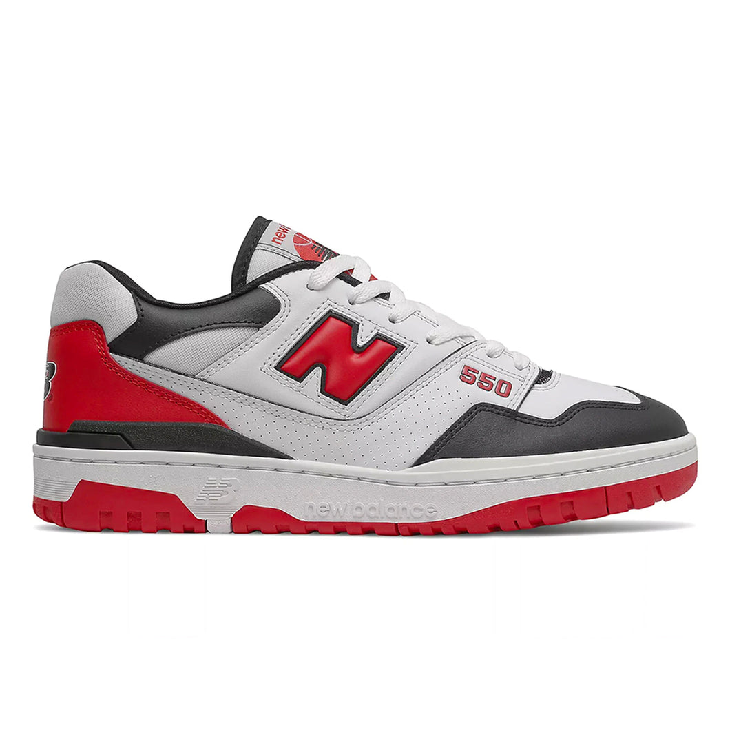 New balance 550 red black Clearance