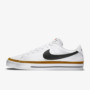 Men's Nike Court Legacy Next Nature (White/Desert Ochre/Black)(DH3162-100)