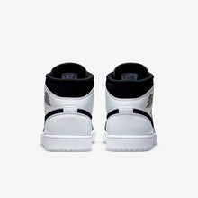 Men's Air Jordan 1 Mid SE "Diamond Shorts" (White/Black)(DH6933-100)