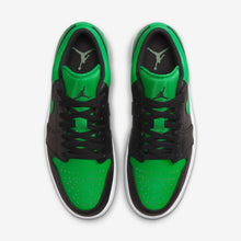 Men's Air Jordan 1 Low "Black Lucky Green" (553558-065)