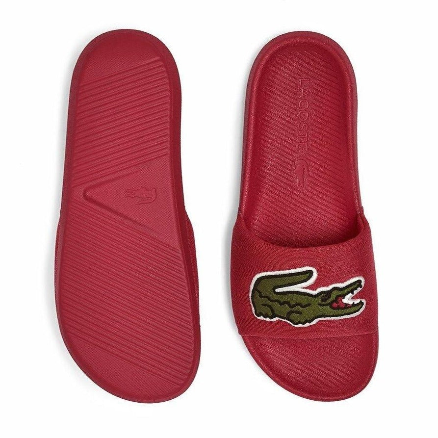 Lacoste big logo slides new arrivals