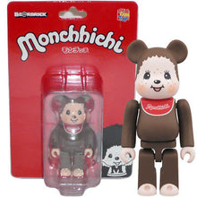 100% BE@RBRICK Monchhichi (Pekochhichi)
