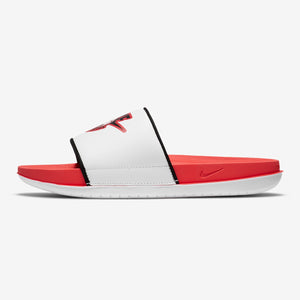 Nike Offcourt Chinelo "Worldwide" Slides (Flash Crimson/White)(CZ5586-600)