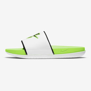Nike Offcourt Chinelo "Worldwide" Slides (Volt/White)(CZ5586-700)