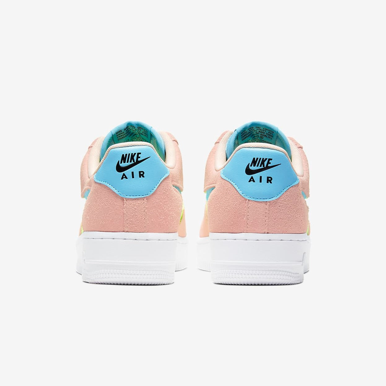 Nike Air Force 1 LV8 GS Oracle Aqua/Ghost Green-Washed Coral - CJ4093-300