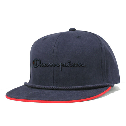 Champion Script Braided Rope Snapback Cap (Navy)