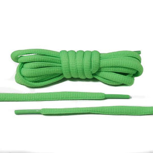 Neon Green Oval Laces