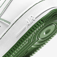 Men's Nike Air Force 1 '07 "Contrast Green Stitch" (White/Pine Green)(CV1724-103)