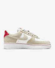 Men's Nike Air Force 1 '07 LV8 "First Use" (Light Bone/Sail/University Red)(DB3597-100)