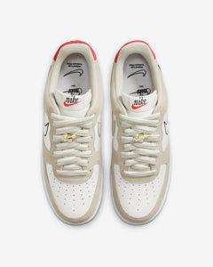 Men's Nike Air Force 1 '07 LV8 "First Use" (Light Bone/Sail/University Red)(DB3597-100)