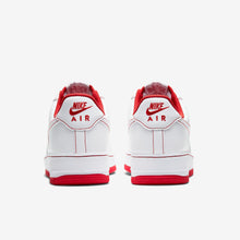 Men's Nike Air Force 1 '07 "Contrast Red Stitch" (White/University Red)(CV1724-100)